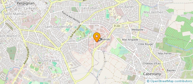 localisation de l'entreprise ADM DISTRIBUTION à CABESTANY