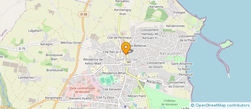 localisation de l'entreprise ADM DISTRIBUTION à SAINT-POL-DE-LEON