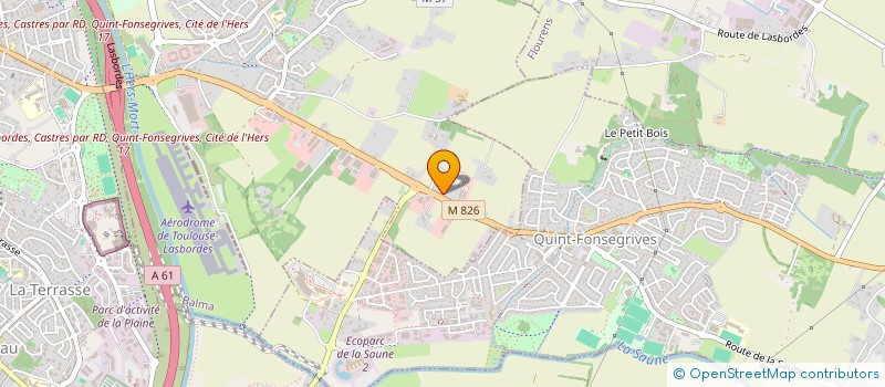 localisation de l'entreprise ADM ETUDES  TOULOUSE