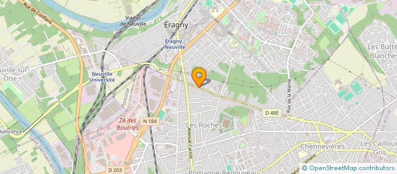 localisation de l'entreprise ADM FERMETURES à ERAGNY