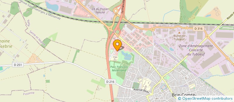 localisation de l'entreprise ADM FORMATION PREVENTION  BRIE COMTE ROBERT