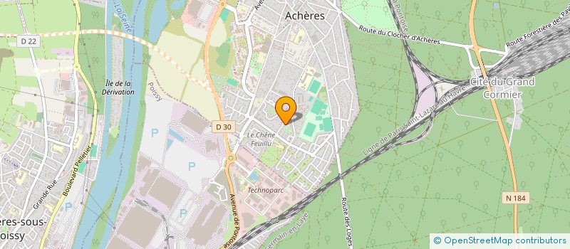 localisation de l'entreprise ADM FRANCE à ACHERES