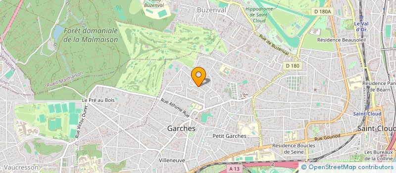 localisation de l'entreprise ADM GARCHES à GARCHES