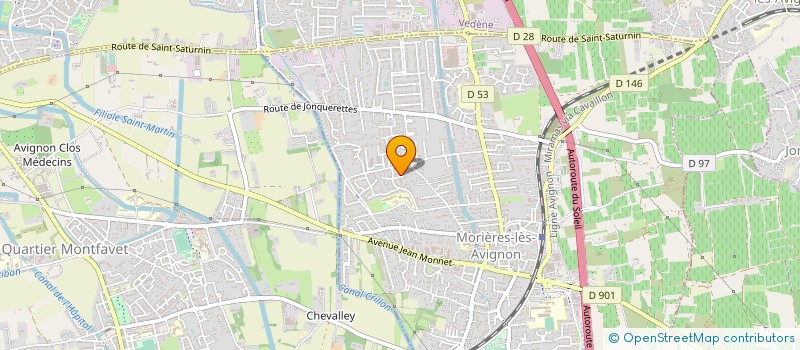 localisation de l'entreprise ADM GROUPE  MORIERES-LES-AVIGNON