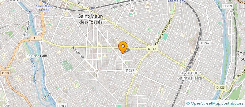 localisation de l'entreprise ADM HOLDING à SAINT-MAUR-DES-FOSSES