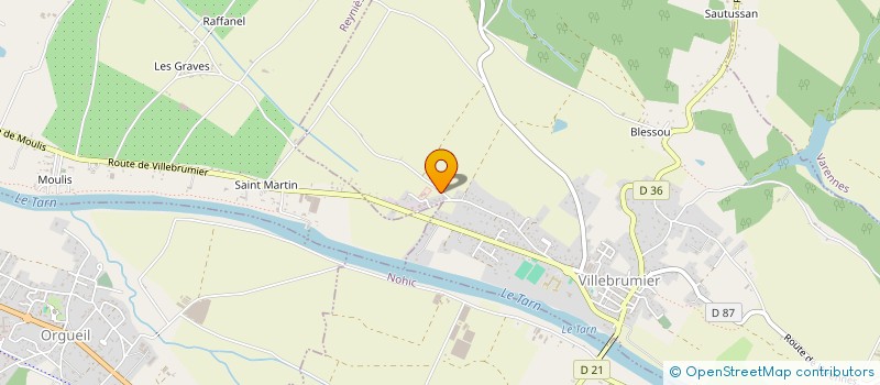 localisation de l'entreprise ADM HORIZONS  VILLEBRUMIER