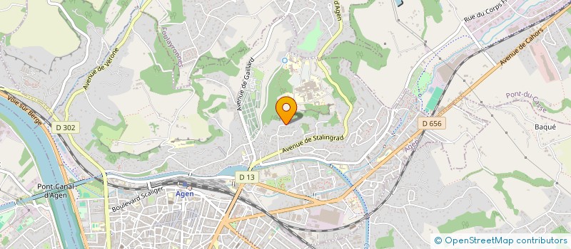 localisation de l'entreprise ADM IMMO  AGEN