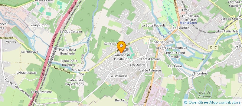 localisation de l'entreprise ADM.LOC à MONTBAZON