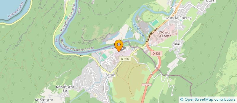 localisation de l'entreprise ADM MENUISERIE - SEBASTIEN DUMAS  DORTAN