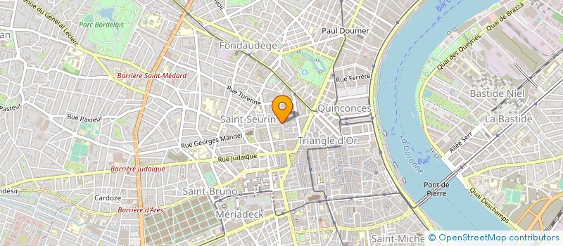 localisation de l'entreprise ADM SARL à BORDEAUX