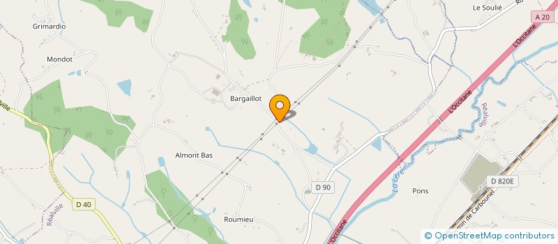 localisation de l'entreprise ADM SARL à REALVILLE