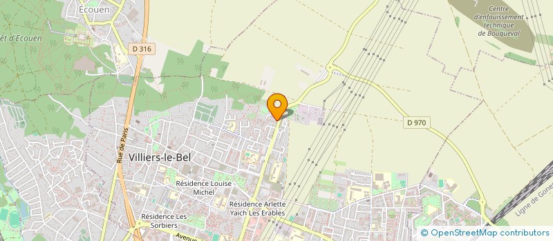 localisation de l'entreprise ADM SERVICES PLUS  VILLIERS-LE-BEL