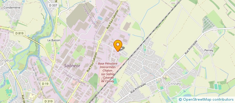 localisation de l'entreprise ADM SOLUTION  CRISSEY