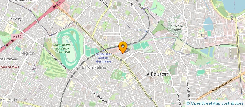 localisation de l'entreprise ADM TENDANCE ET DECO à LE BOUSCAT