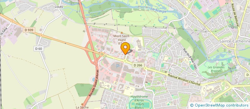 localisation de l'entreprise ADM TRANSACTIONS à ARRAS