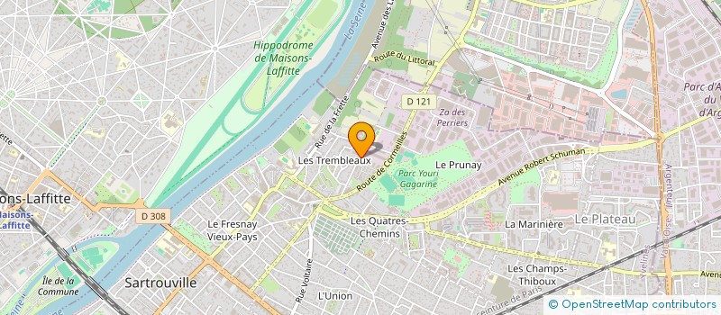 localisation de l'entreprise ADM VTC FR  SARTROUVILLE