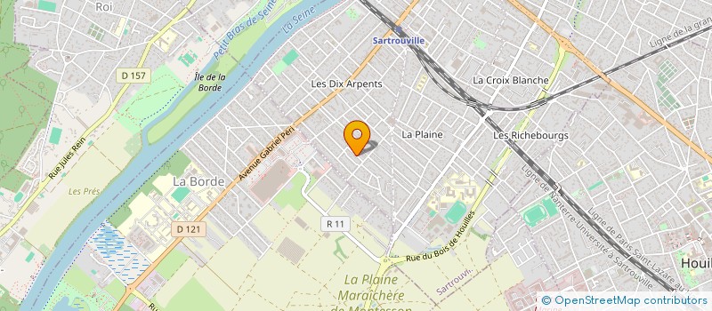 localisation de l'entreprise ADM23  SARTROUVILLE