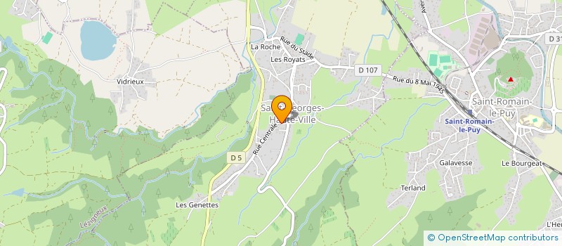 localisation de l'entreprise ADMA  SAINT-GEORGES-HAUTE-VILLE