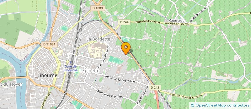 localisation de l'entreprise ADMAG  LIBOURNE