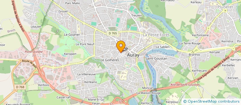localisation de l'entreprise ADMAGP à AURAY