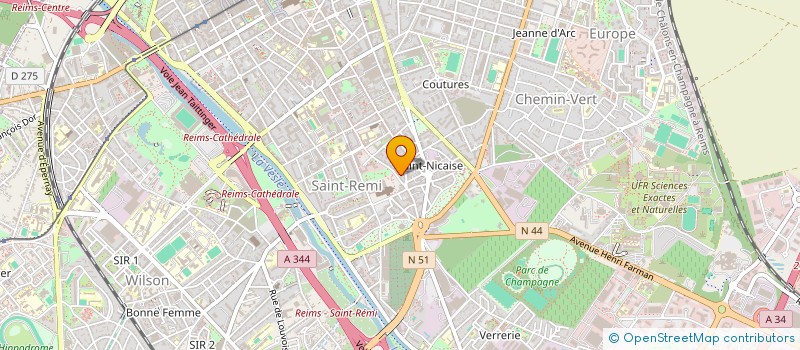 localisation de l'entreprise ADMAIN  REIMS