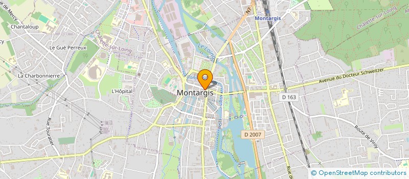 localisation de l'entreprise ADMART  MONTARGIS