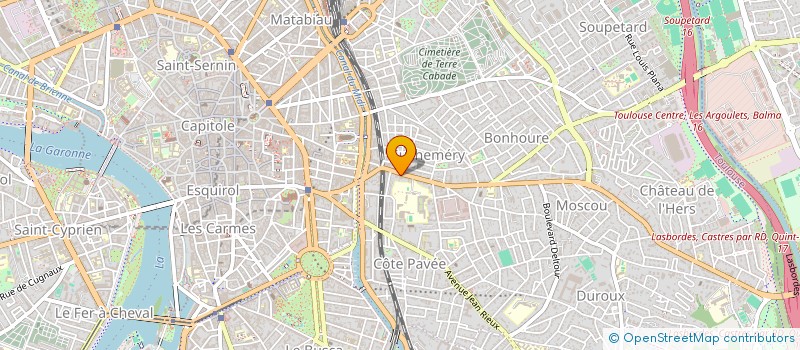 localisation de l'entreprise ADMASS  TOULOUSE