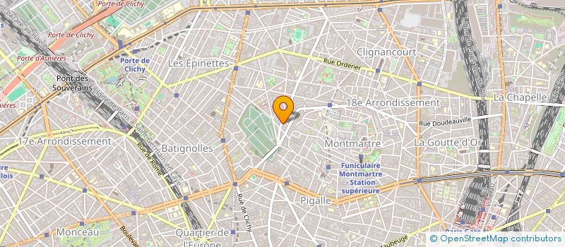 localisation de l'entreprise ADMC à PARIS