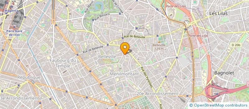 localisation de l'entreprise ADMC à PARIS