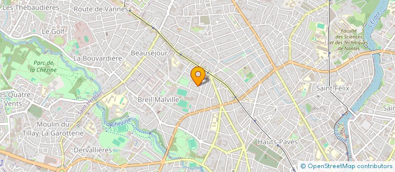 localisation de l'entreprise ADMC à NANTES