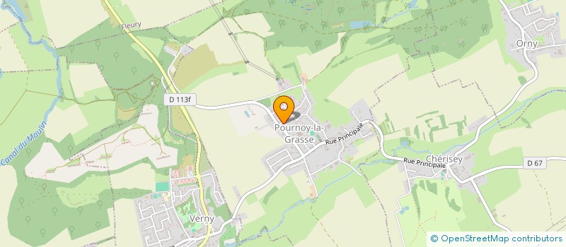 localisation de l'entreprise ADMC RENOVATION  POURNOY-LA-GRASSE