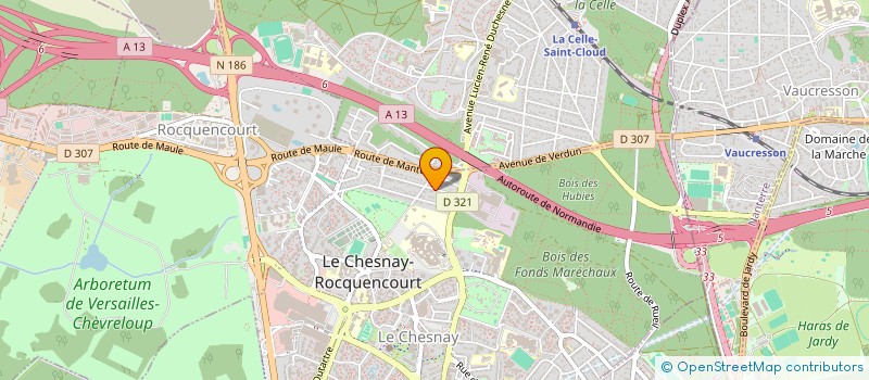 localisation de l'entreprise ADMEC à LE CHESNAY-ROCQUENCOURT