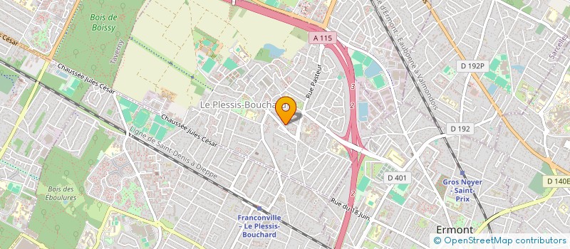 localisation de l'entreprise ADMEFA  LE PLESSIS-BOUCHARD