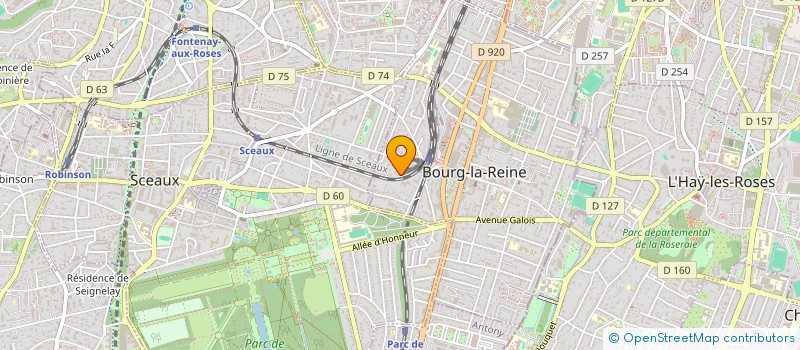 localisation de l'entreprise ADMEPLEASE à BOURG-LA-REINE