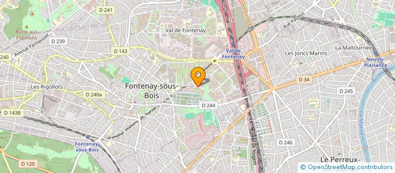 localisation de l'entreprise ADMEZIEM à FONTENAY-SOUS-BOIS