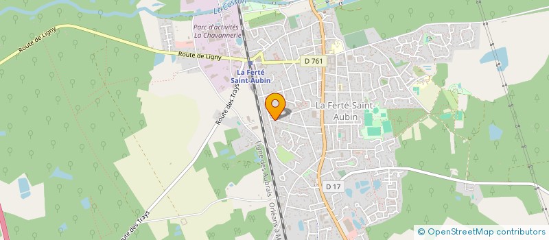 localisation de l'entreprise ADMI  LA FERTE-SAINT-AUBIN