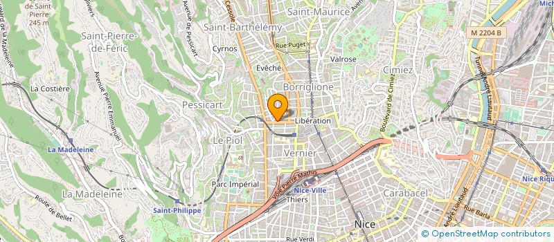 localisation de l'entreprise ADMI COMPUTER FRANCE à NICE