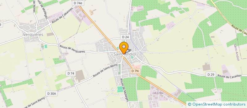 localisation de l'entreprise ADMI DIFFUSION à SAINT-ANDIOL