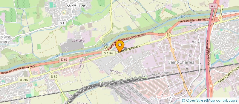 localisation de l'entreprise ADMI DOM 66  LE SOLER