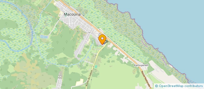 localisation de l'entreprise ADMI'PRO SERVICES  MACOURIA