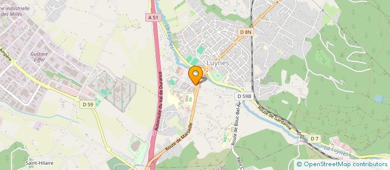 localisation de l'entreprise ADMICOURS à AIX-EN-PROVENCE