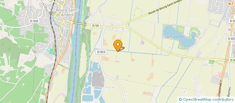 localisation de l'entreprise ADMIN  PIERRELATTE