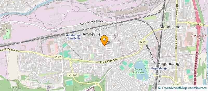 localisation de l'entreprise ADMIN ART  AMNEVILLE