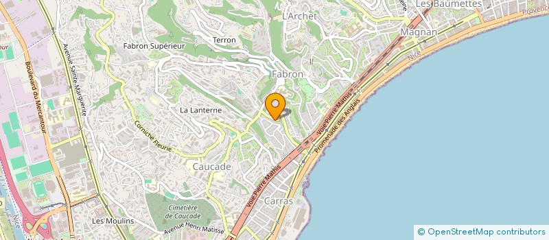 localisation de l'entreprise ADMIN DBA à NICE