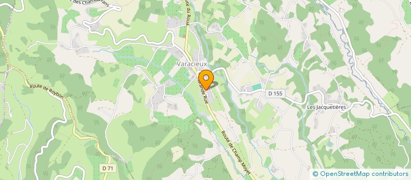 localisation de l'entreprise ADMIN'EG  VARACIEUX