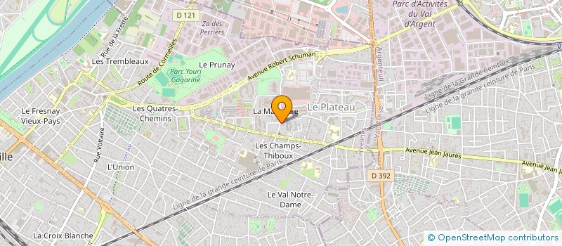 localisation de l'entreprise ADMIN PLUS  SARTROUVILLE