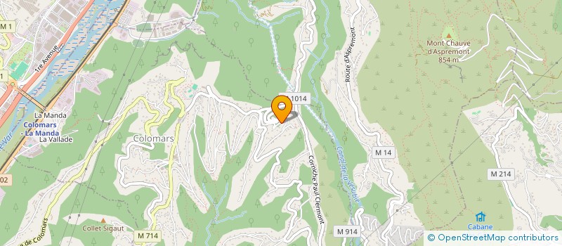 localisation de l'entreprise ADMIN PRO GESTION SANTE  COLOMARS