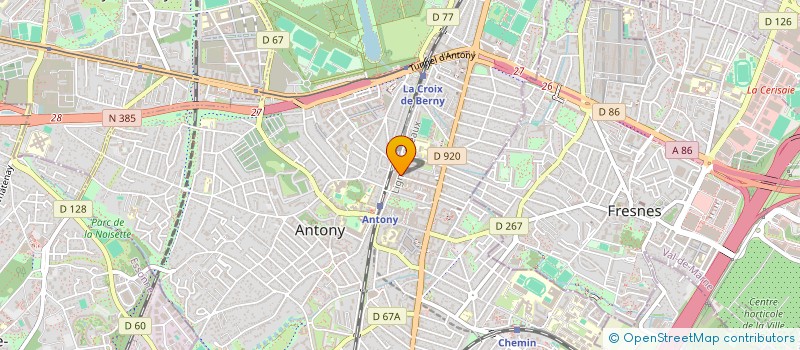 localisation de l'entreprise ADMIN SANTE à ANTONY