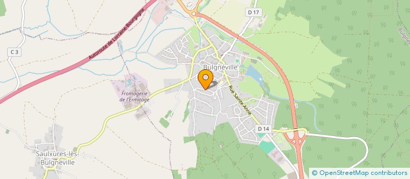 localisation de l'entreprise ADMIN'SERVICES  BULGNEVILLE