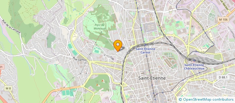 localisation de l'entreprise ADMIN'SP  SAINT-ETIENNE